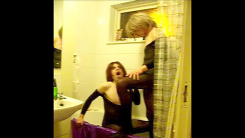 Young, young amateur, crossdresser fucked