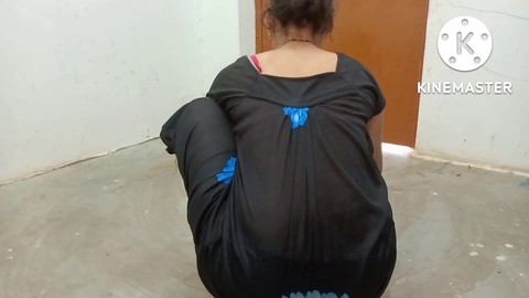 Priya bhabhi, the Indian mother, showcases her cleaning skills in nighty while demonstrating the sellbag.rut of seduction