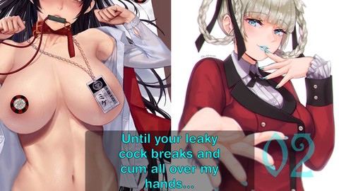 Scommetti il tuo orgasmo con Yumeko! Istruzioni per masturbarti con il manga pornografico di Kakegurui (Femdom teasing ai piedi, frustrazione, breathplay)