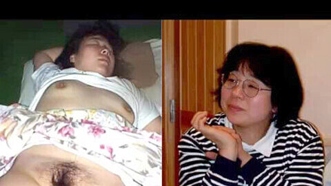 Marido voyeur muestra el coño dormido de su esposa para tu disfrute