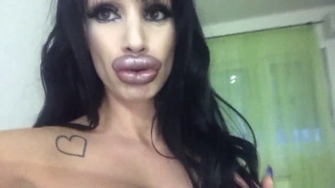 Big tit amateur, real, lip