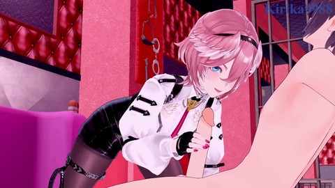 Takane Lui y yo disfrutamos de sexo apasionado en un piso escondido - Hololive VTuber Hentai