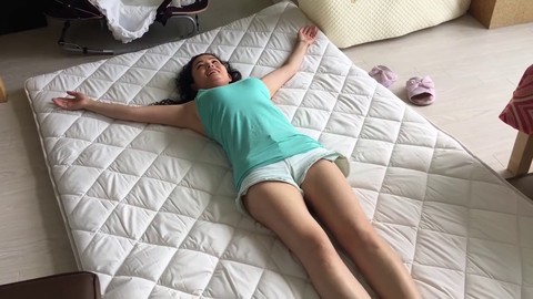 Asian wife shows off her ample bosom in homemade video