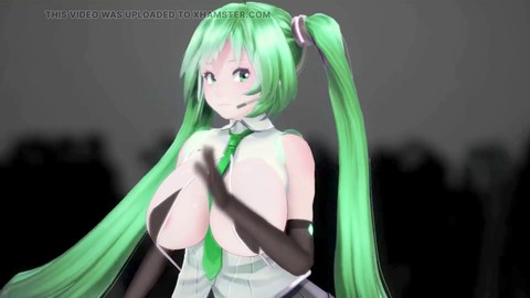 MMD Lamb Miku Modifizierte TDA Mode (Nachbildung) - SG3525 - Blond-Haarfarben-Edit von SMIXIX