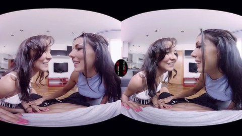 Real big boobs, big boobed brunette vr, helping vr