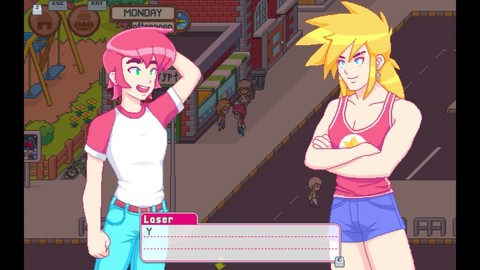 Gaming and anime wank session with Dandy Boy