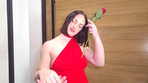 Valentine's Day creampie with rookie Lucy Lotos in POV action  Valentine's Day creampie with rookie Lucy Lotos in POV action