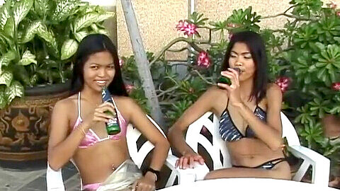 May thai lesbian pleasures, thailand threesome tourist, lesbian casting