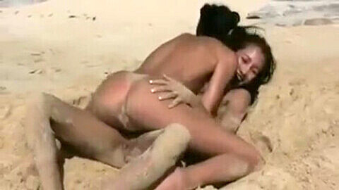 Beach fun, nude beach, naked