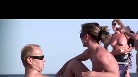 Wild Public Nudity and Beach Gangbang Antics Caught by theSandfly!