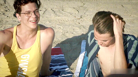 Beach, beach couple, gay long