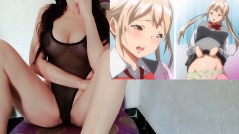 Bit tits, three, anime
