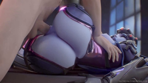 Widowmaker from Overwatch moans in pleasure while getting pounded in SFM compilation (with sound)