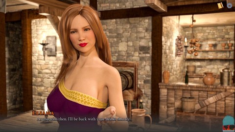 Erotic game - roleplay adventure with a hot MILF character