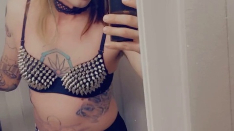 Trans boobs, sissy lingerie, trans amateur