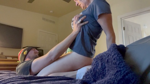 Wild roommate indulges in crazy oral, deepthroating, and rough sex