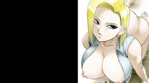 Android 18 hentai, android 18 gifs, android