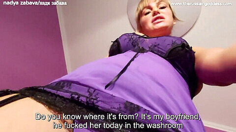 Mistress insulting your mom, cuckold subtitle english, mistress humiliating your mom