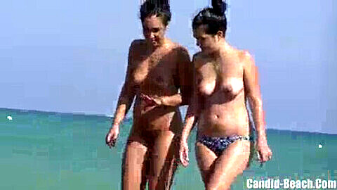 Topless beach, nudist beach, beach voyeur