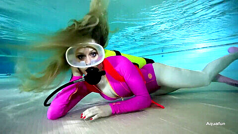 Scuba diving, underwater