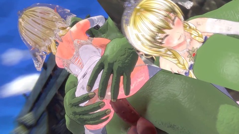 Impregnated Queen Bride Ravished by Orc - 3D Cartoon Manga Porn