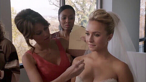 Hayden Panettiere - Sammlung von Nashville Staffel 1. Sexy blonde Berühmtheit zeigt ihre großen Brüste und Dessous.