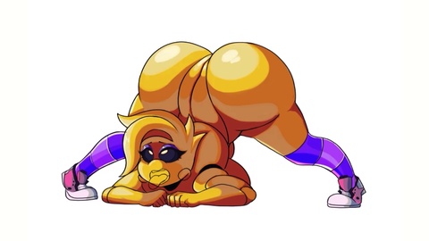 Furry hentai, unshaved, toy chica