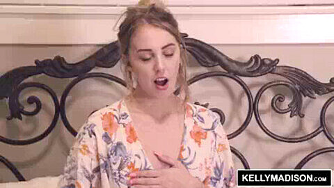 ¡Chloe Scott prueba un gran pene negro con Kelly Madison antes del matrimonio!