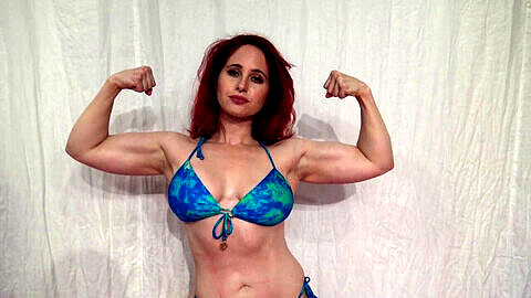 Nefw, female wrestling, female biceps