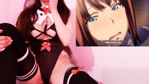 Seductive young lady with big tits in uncensored English sub anime