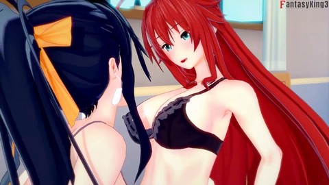 Rias gremory, anime, caboose