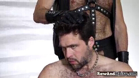 Hairy beard gay massage, vintage gay leather, recent