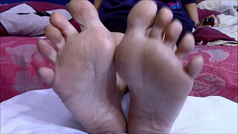 Big foot, toenails, sole