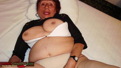 LatinaGrannY receives homemade photos from the South in a perfect granny cum compilation