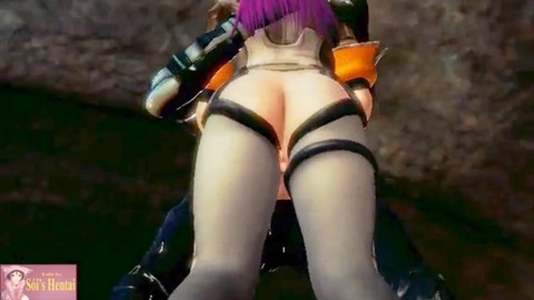 3D hentai - Intense alien encounter with a badass warrior - hot hanky-panky that will get you off