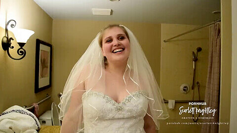 Perverser Stiefbruder fickt die Braut vor der Hochzeit