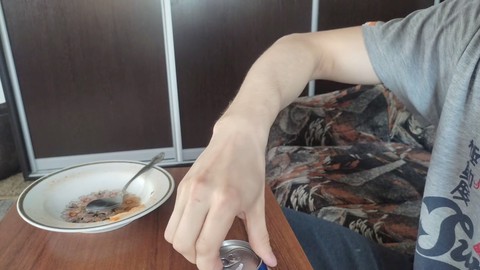 Gay food, food fetish, asmr food eating