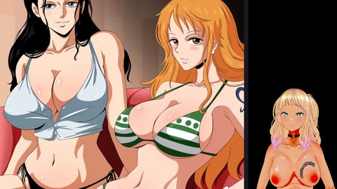 巨乳, びしょ濡れマンコ, アニメヘンタイ