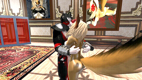 Second life, domination & submission, fox