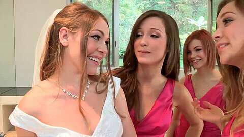 Jessie andrews lesbian long, party top, bride top