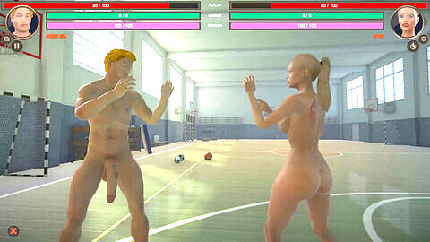 Ballbusting game, naked fighter 3d l, futa fight