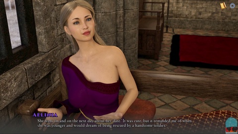 Erotic roleplaying game with visual novel elements