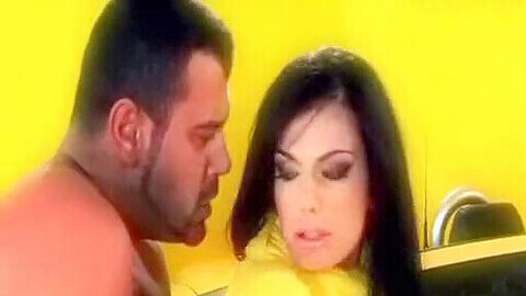 Hungarian beauty Roxy Panther gets anally pounded in tight yellow outfit