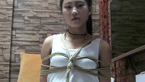 Asian schoolgirl tied blowjob, chinese nude bondage, jav uncensored pantyhose