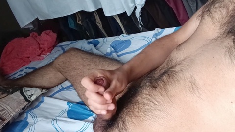 Latin men, hairy armpits, hairy masturbation