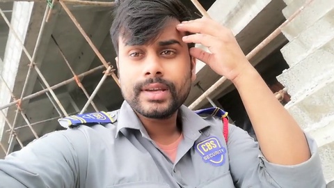 Frisky security guard indulges in wild Desi gay sex orgy
