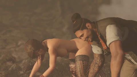 Naked game walkthrough with famous actress turns into wild sex game!