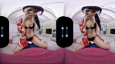 La cow-girl en réalité virtuelle, porno en réalité virtuelle, le format vr 180