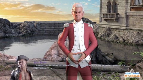 Ruby Saphire gives a cute oral treat in the cursed pirate world Ruby Saphire gives a cute oral treat in the cursed pirate world