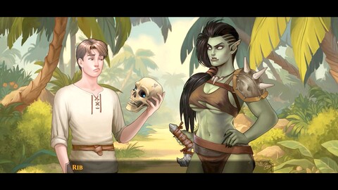 Visual novel featuring Symphony Serpent and some steamy adult adventures